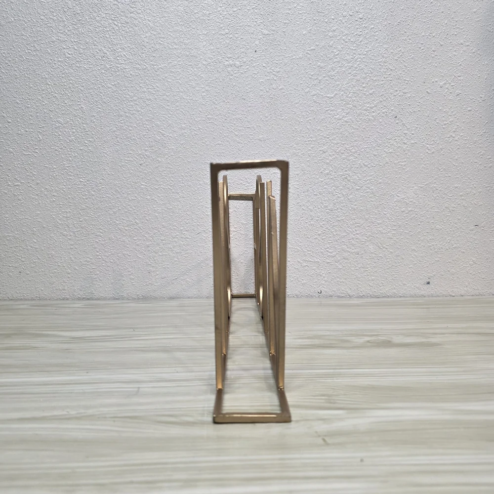 Home Decor 'WISH' Metal Artwork Goldtone Shelf Or Wall